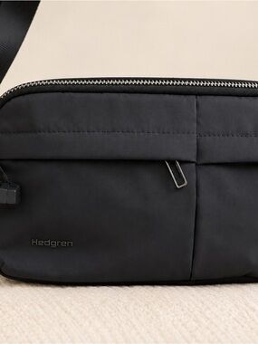 Hedgren Blue  Men's Belt Bag — Sleek Everyday Crossbody